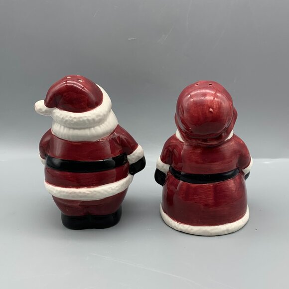 2001 Publix Encore Edition Christmas Santa & Mrs Claus Salt/Pepper Shaker Set - Picture 3 of 7